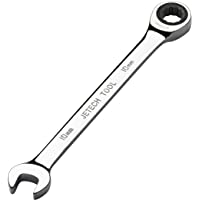 Jetech 10mm Ratcheting Combination Wrench - Llave de engranaje de acero Cr-V de grado industrial métrica en acabado de…